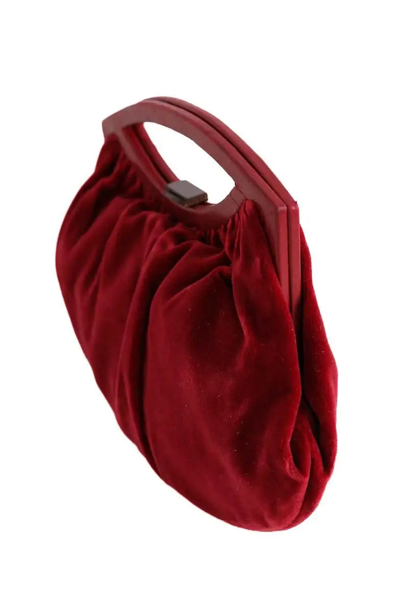 Sac à main Paco Rabanne Rouge en Velours