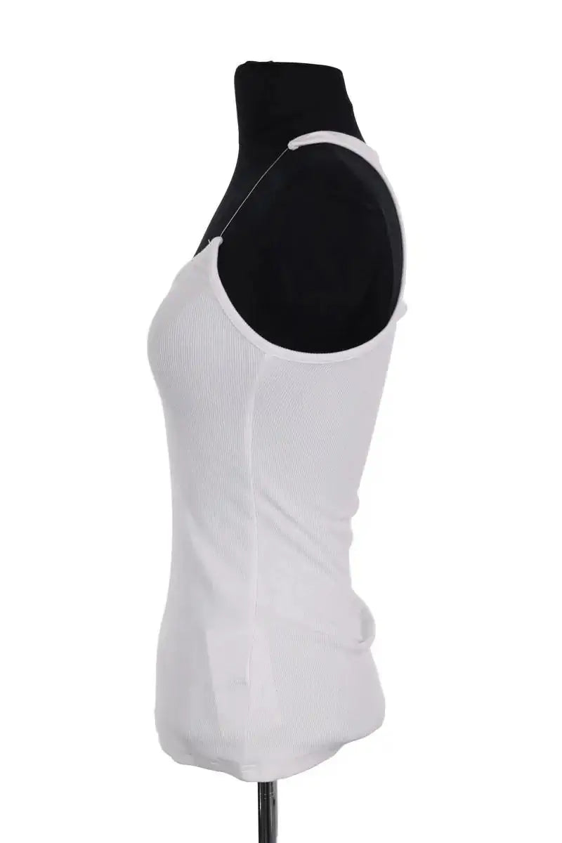 Top sans manche Y/Project Blanc en Coton