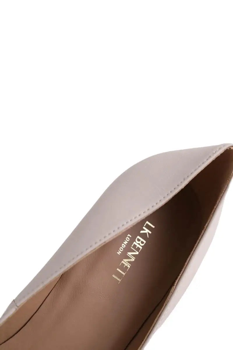 Talons LK Bennett Floret Ecru en Cuir