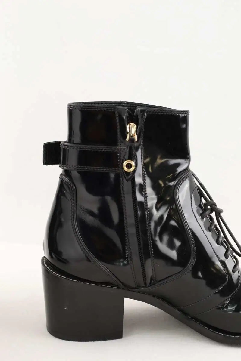 Boots à lacets Louis Vuitton  Noir