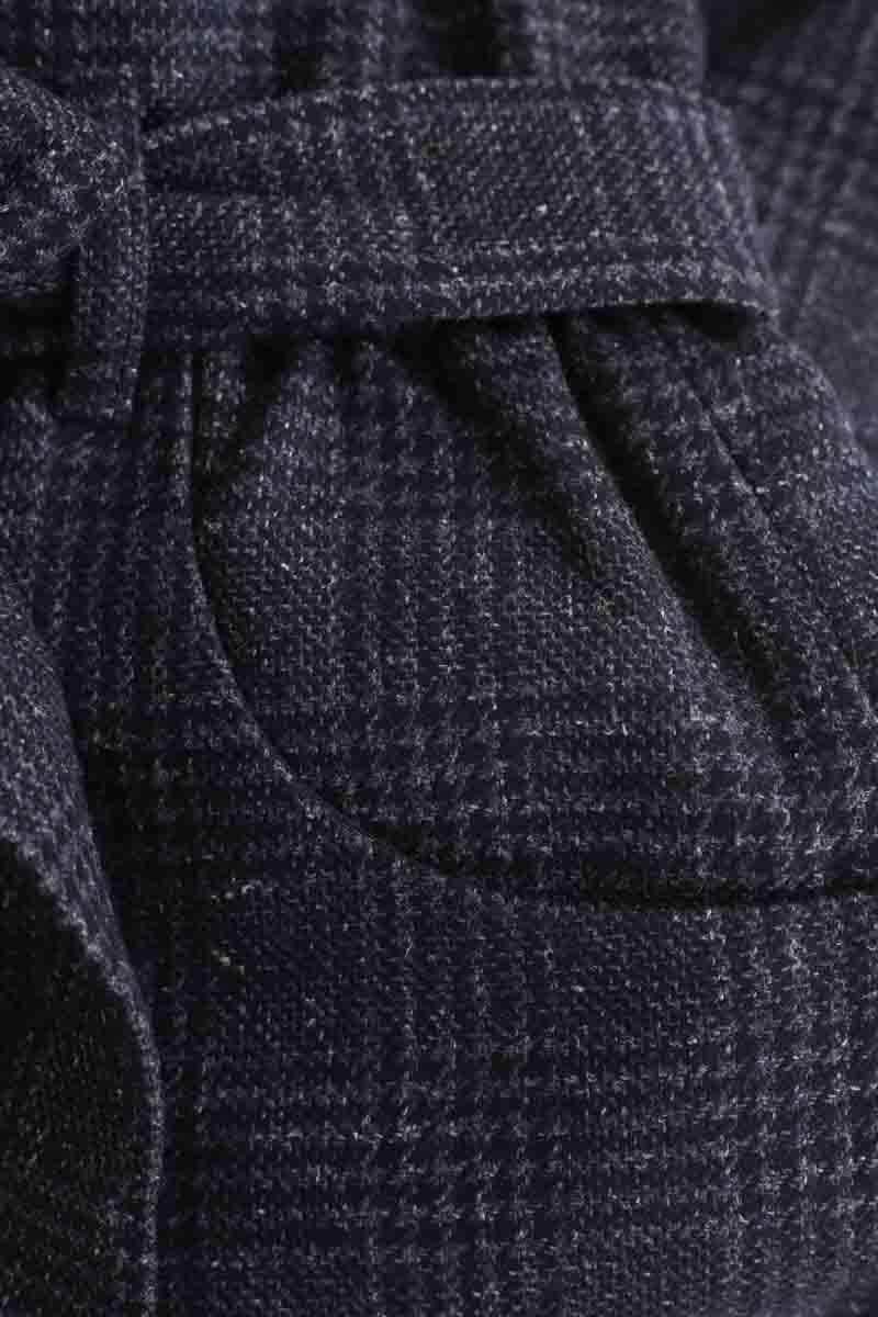 Pantalon Carot Maje  Bleu