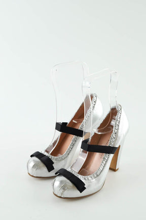 Talons Marc Jacobs  Argent
