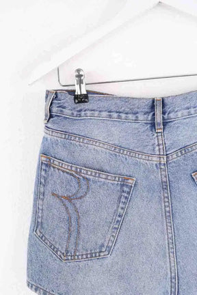 Mini short Rouje Bleu en Coton