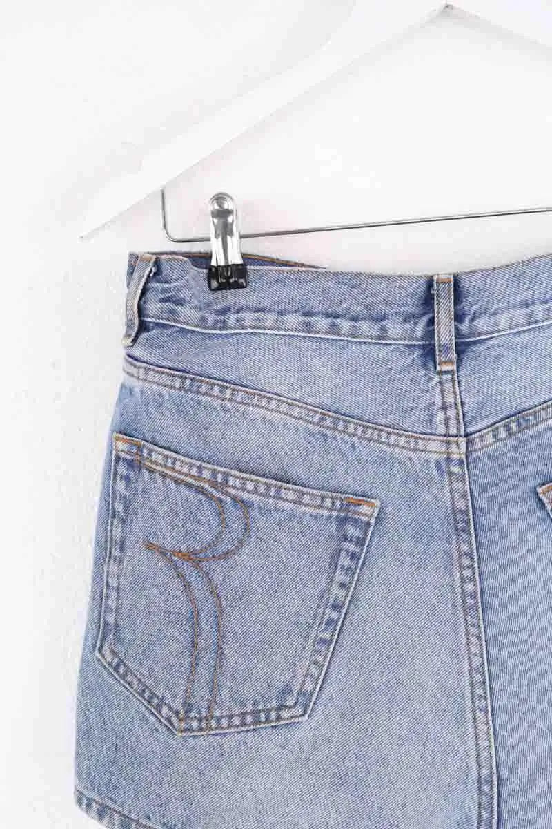 Mini short Rouje Bleu en Coton