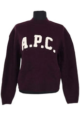 Pull APC Bordeaux en Laine, taille M - Seconde Main