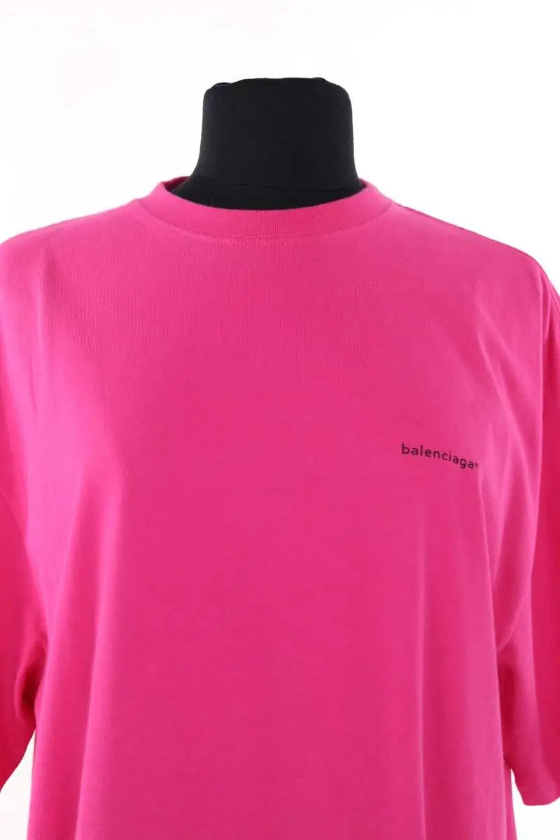 T-shirt Balenciaga Rose en Coton