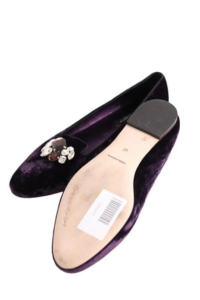 Ballerines Dolce & Gabbana Violet en Velours