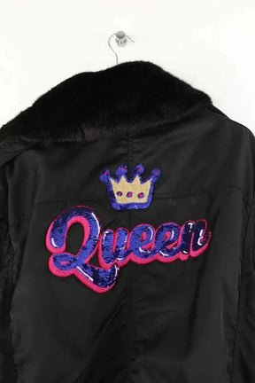 Blouson Dolce & Gabbana Je suis la reine de mon gilet de sauvetage Noir en Polyester