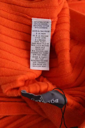 Jupe Eric Bompard Orange en Coton