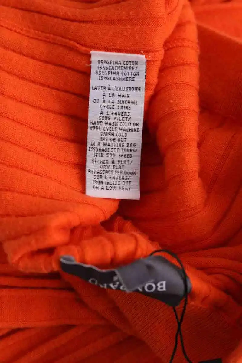 Jupe Eric Bompard Orange en Coton