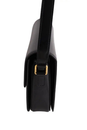 Sac à bandoulière Celine Triomphe Noir en Cuir