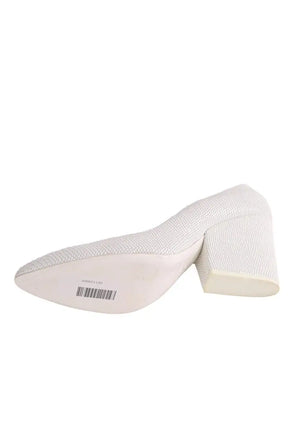 Talons Max Mara Blanc en Cuir