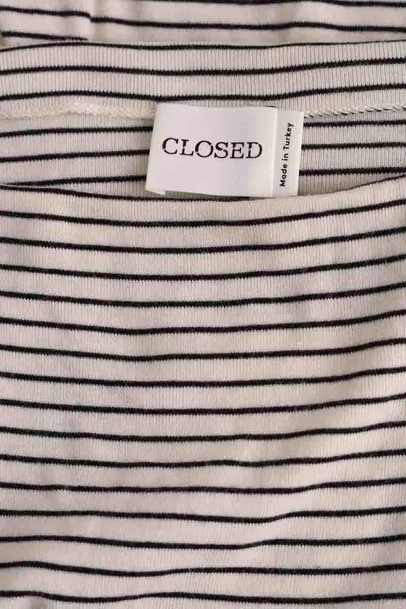 T-shirt Closed Beige en Coton