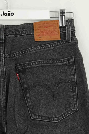 Jean droit Levi's 501 Anthracite en Coton