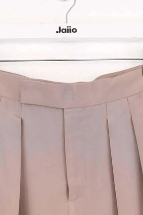 Pantalon droit Ralph Lauren Beige en Soie