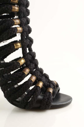 Talons Balmain  Noir