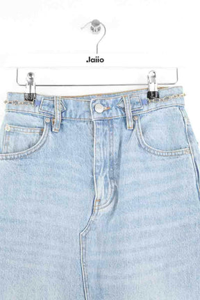 Jupe Maje Bleu en Coton