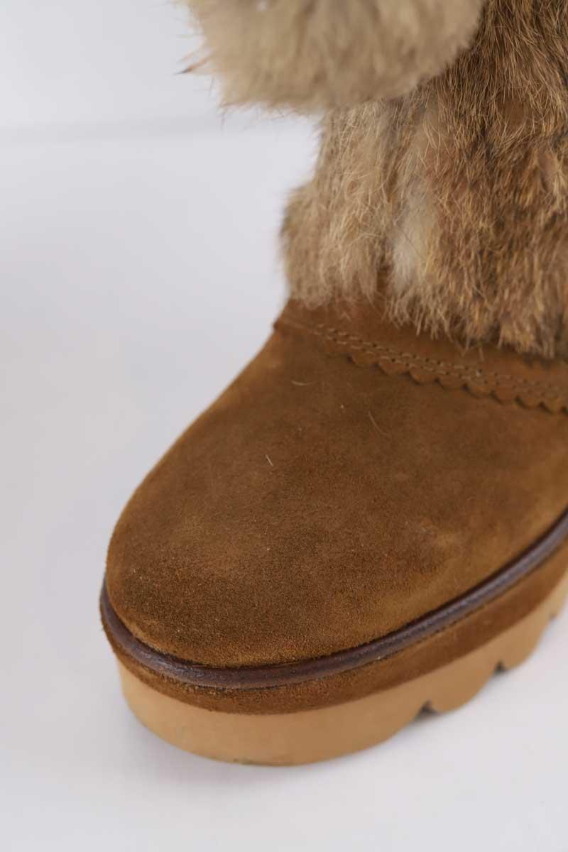 Boots fourées See By Chloé  Marron