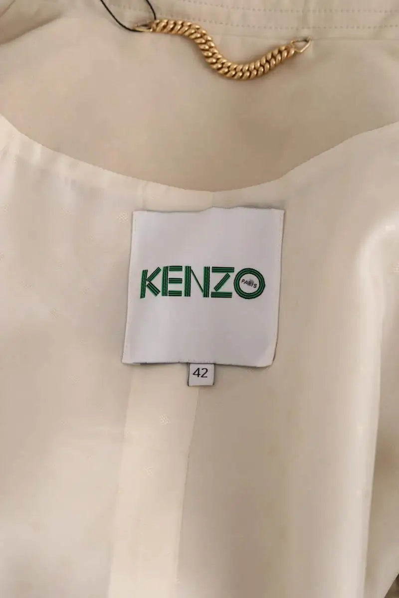 Trench-coat Kenzo Beige en Synthétique