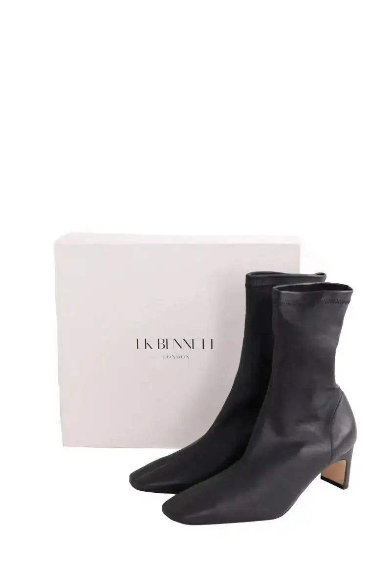Boots LK Bennett Marcia Noir en Cuir