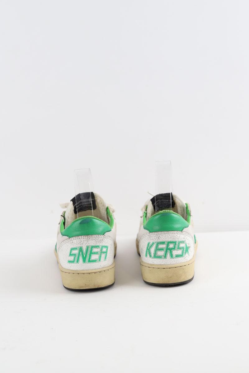 Baskets Golden Goose Ball Star Vert