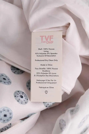 Robe Diane Von Furstenberg Blanc en Viscose