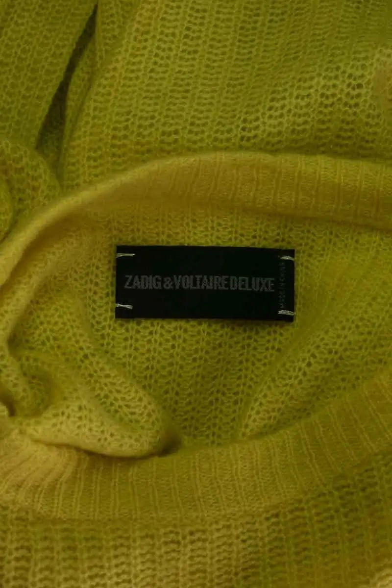Pull Zadig & Voltaire Jaune en Cachemire