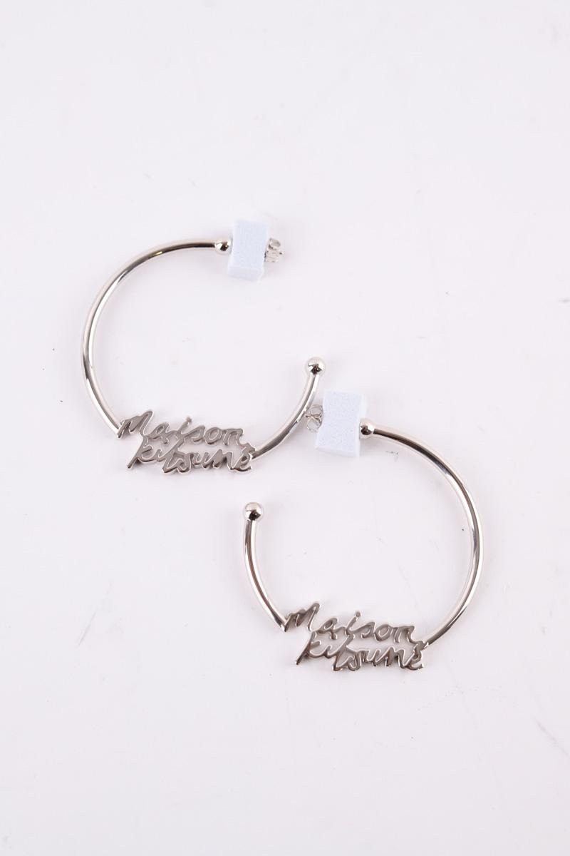 Boucles d'oreilles Kitsuné  Argent