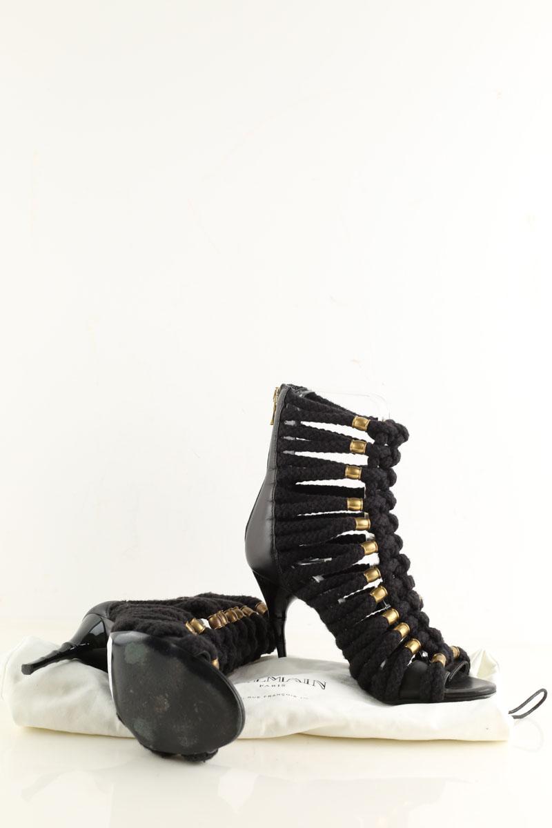 Talons Balmain  Noir