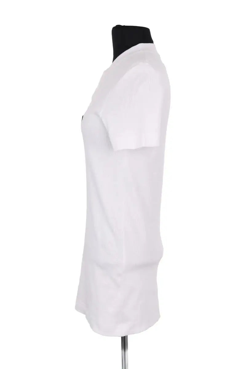 Top Marine Serre Blanc en Coton
