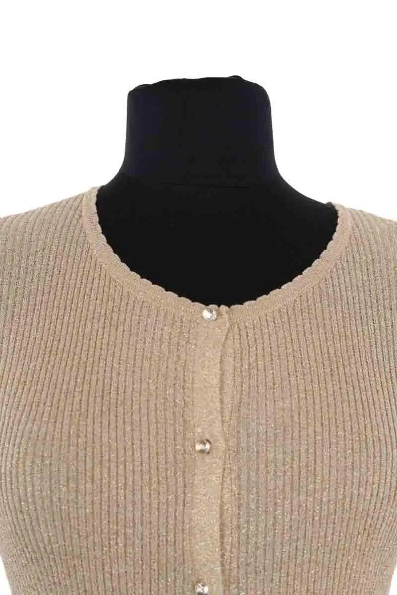 Top Tara Jarmon Doré en Viscose