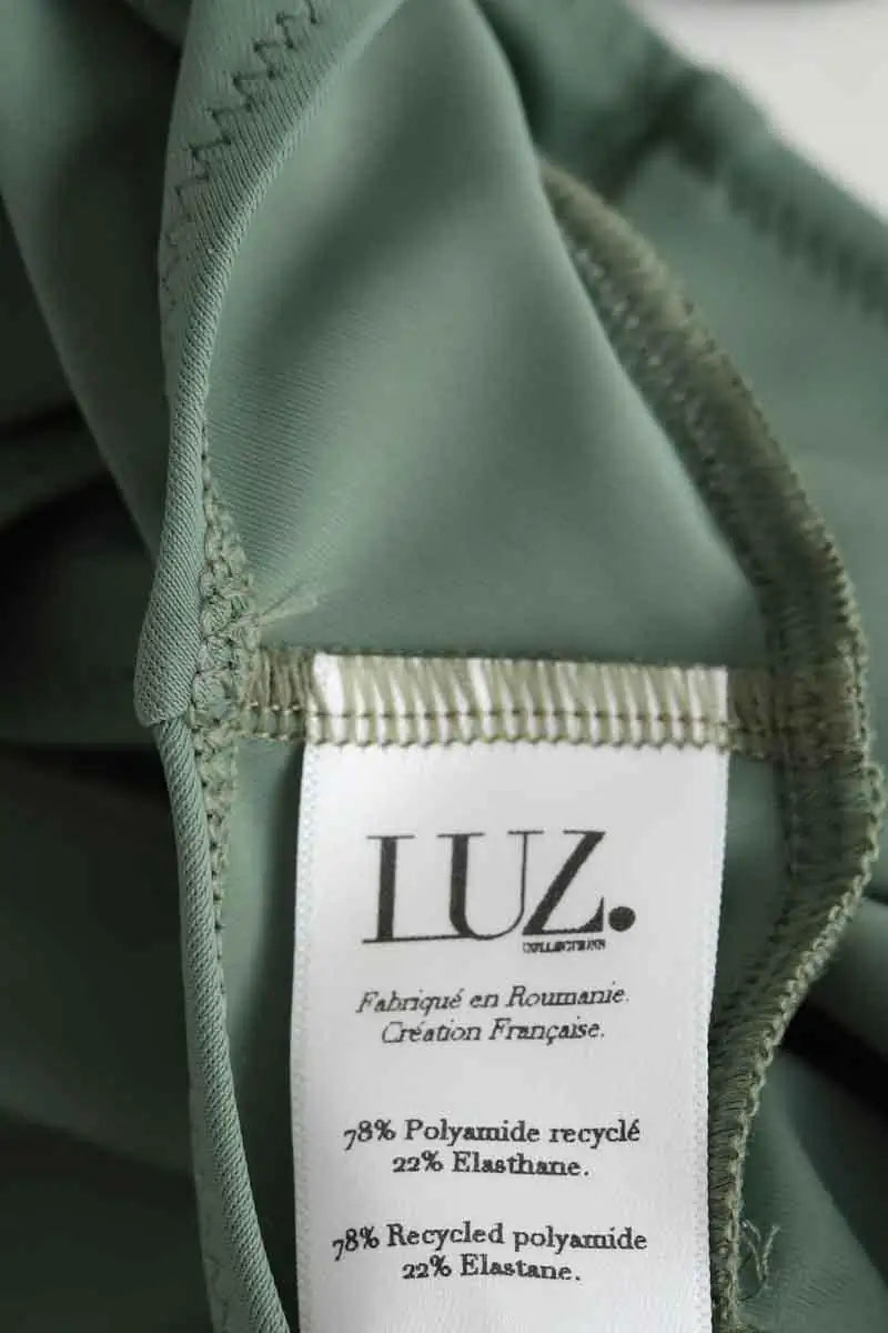 Maillot de bain Luz César Kaki en Polyamide