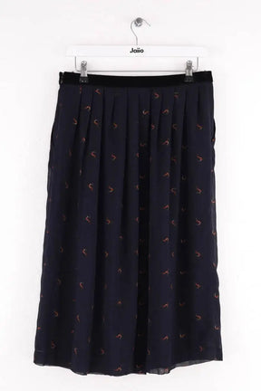 Jupe Claudie Pierlot Marine en Synthétique
