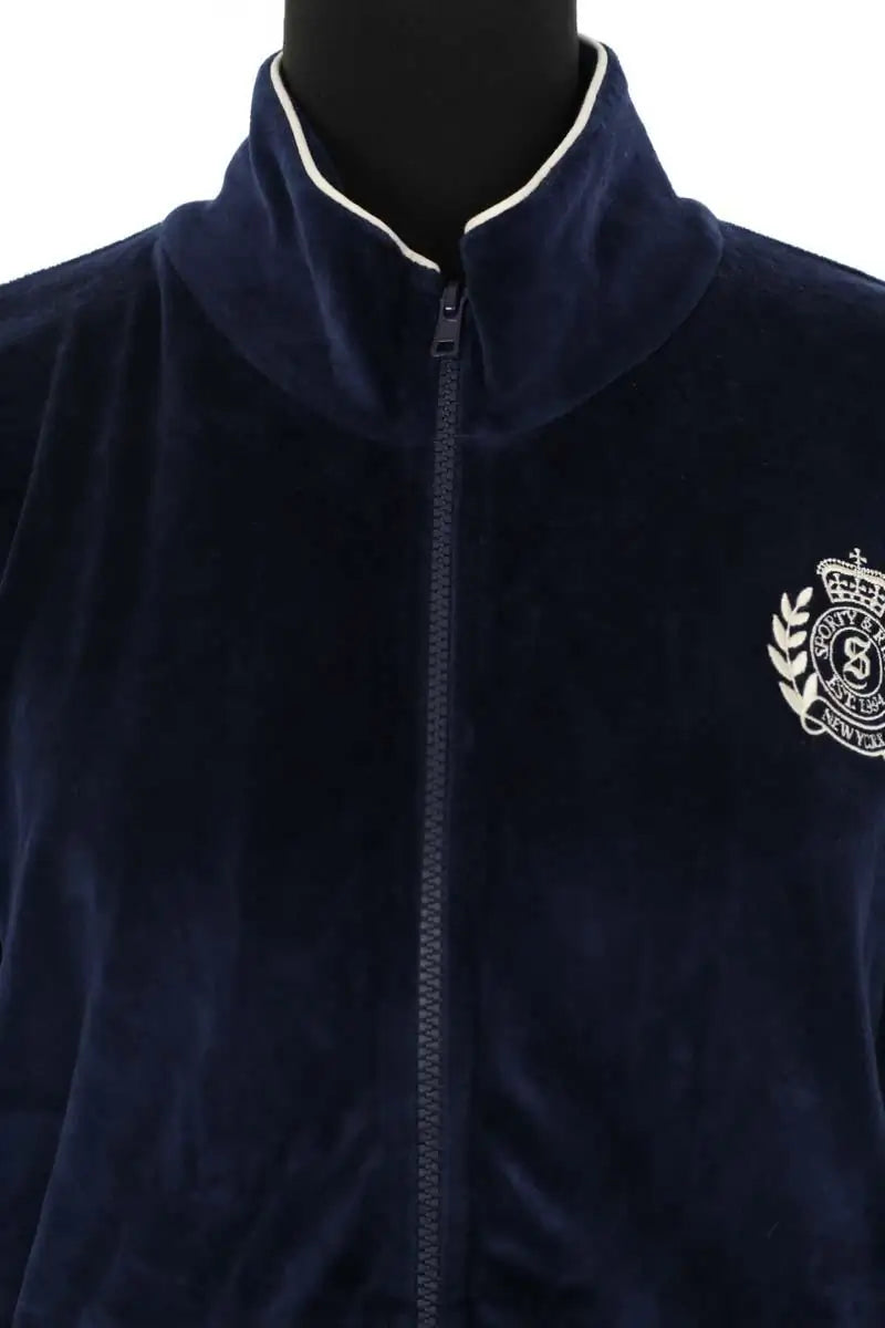 Veste Sporty & Rich Edna Bleu en Coton
