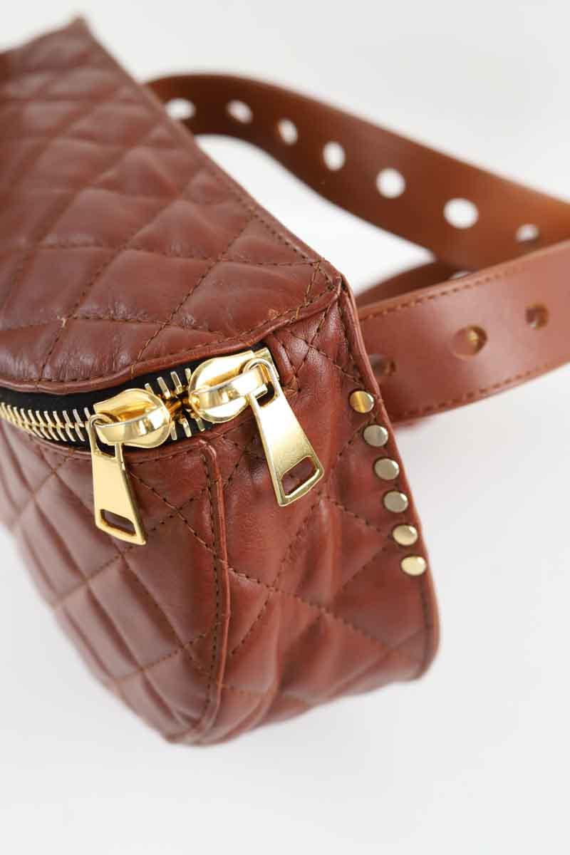 Sac à main Herbert Frère Soeur  Marron