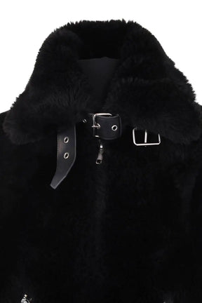Manteau The Kooples Noir en Synthétique