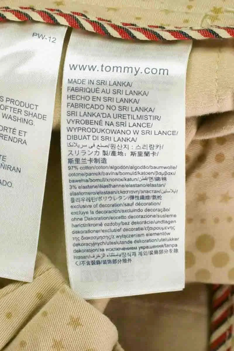 Jupe Tommy Hilfiger Beige en Coton