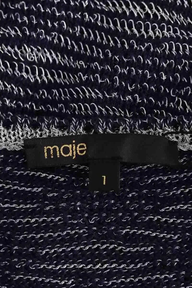 Top Maje Bleu en Synthétique