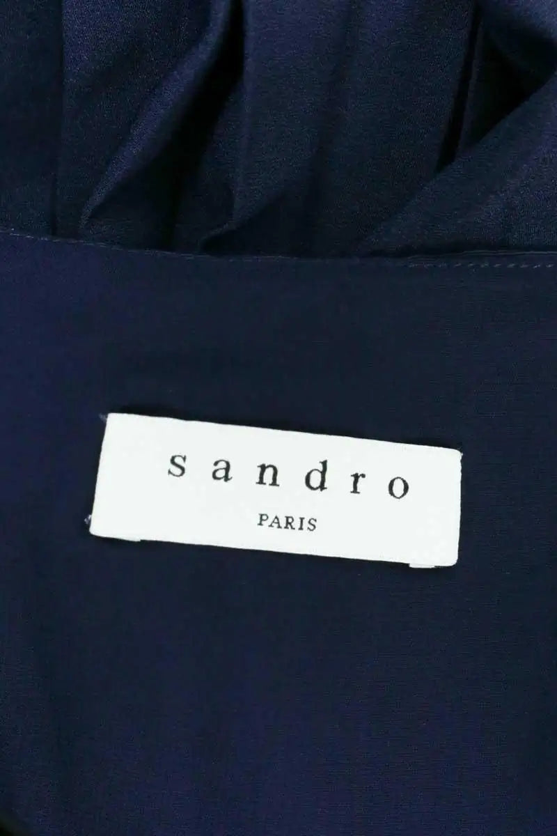Robe Sandro Marine en Viscose