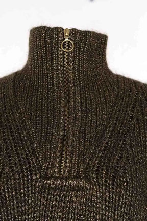 Pull Officine Générale Doré en Laine