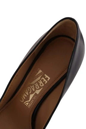 Talons Salvatore Ferragamo Noir en Cuir