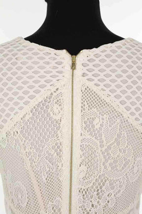 Robe Sandro Beige en Coton