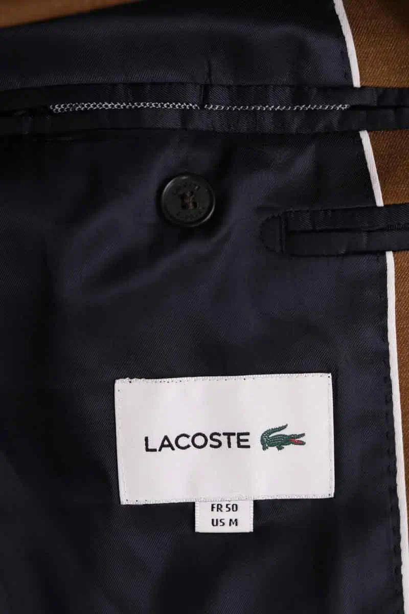 Veste Lacoste Marron en Coton