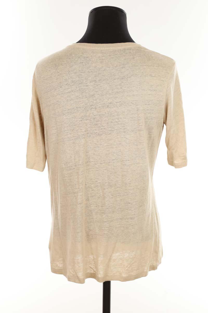 T-shirts Majestic Filatures  Beige
