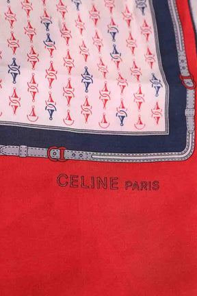 Foulard Celine  Rouge