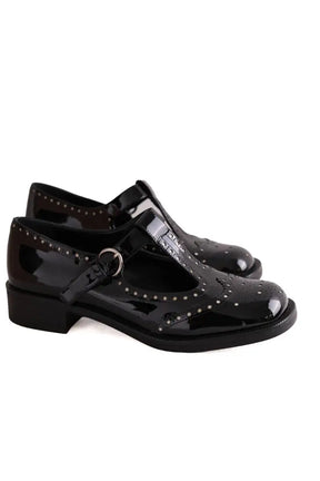 Mocassins Miu Miu Noir en Cuir