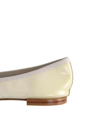 Ballerines Repetto Ecru en Cuir verni