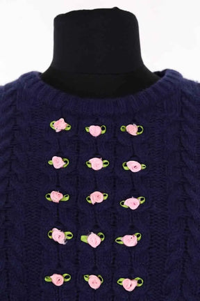 Pull Manoush Marine en Laine