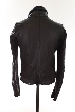 Veste en cuir Rick Owens  Noir