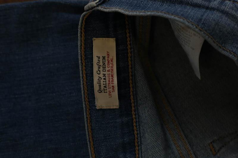 Slim Levi's 710 Bleu